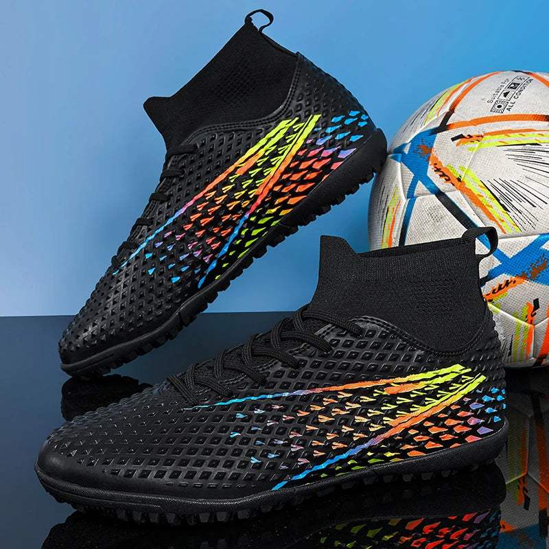 Moda masculina profissional sapatos de futebol juventude esportes confortáveis indoor ginásio sapatos esportivos 2025 anti deslizamento sapatos de futebol