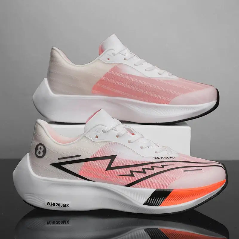 Sapatos esportivos masculinos palma completa placa de carbono tênis de corrida masculino e feminino maratona corrida absorção de choque sapatos de treinamento de atletismo