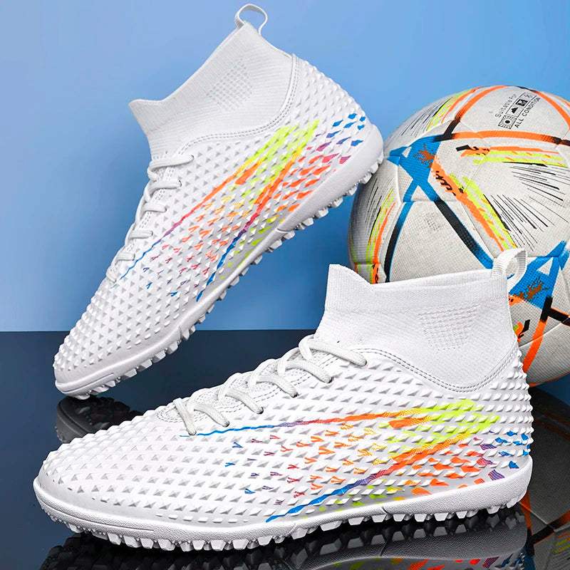 Moda masculina profissional sapatos de futebol juventude esportes confortáveis indoor ginásio sapatos esportivos 2025 anti deslizamento sapatos de futebol