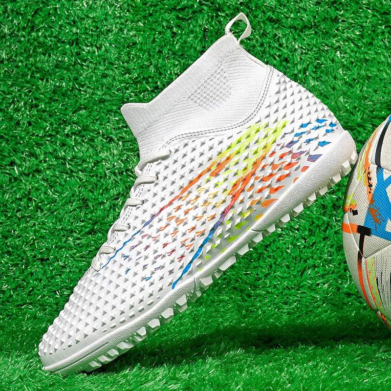 Moda masculina profissional sapatos de futebol juventude esportes confortáveis indoor ginásio sapatos esportivos 2025 anti deslizamento sapatos de futebol