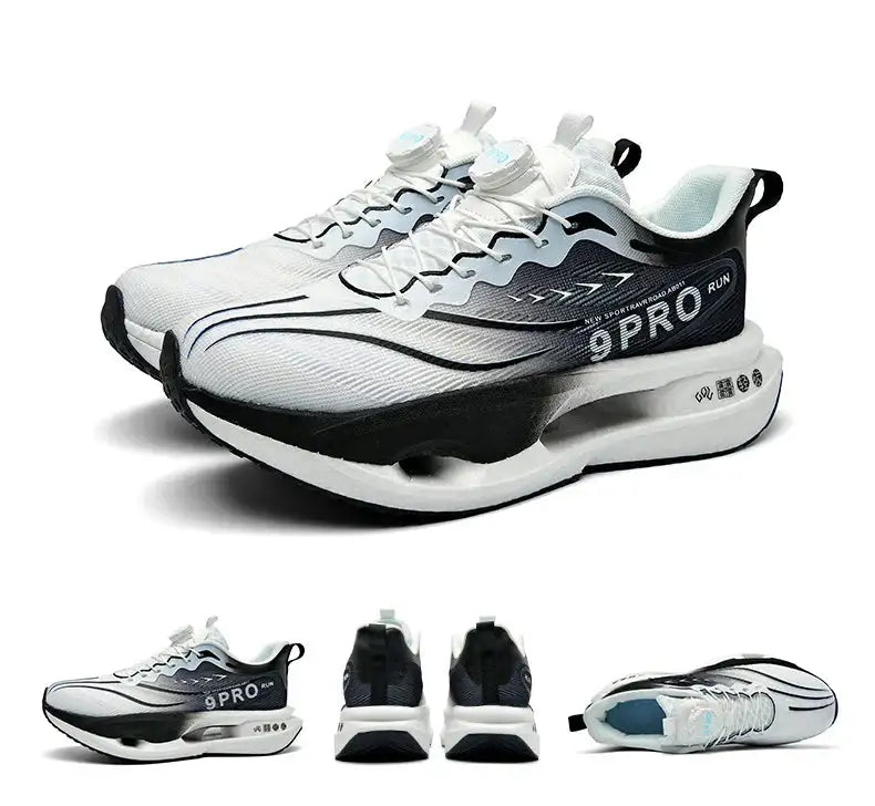 Speciality Carbon Plate Sports Running Shoes Marathon Air Cushion Men Breathable Lightweight Women Comfortable Nonskid Sneakers