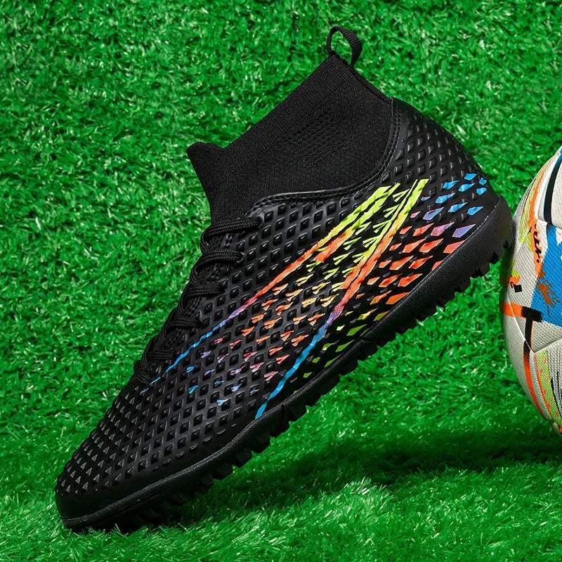Moda masculina profissional sapatos de futebol juventude esportes confortáveis indoor ginásio sapatos esportivos 2025 anti deslizamento sapatos de futebol