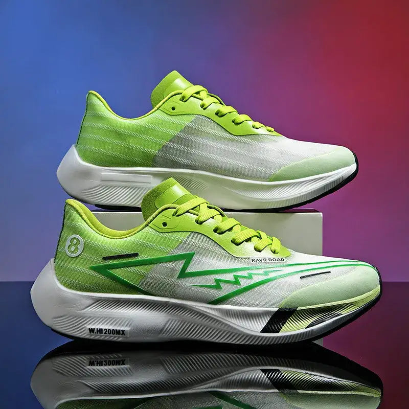 Sapatos esportivos masculinos palma completa placa de carbono tênis de corrida masculino e feminino maratona corrida absorção de choque sapatos de treinamento de atletismo